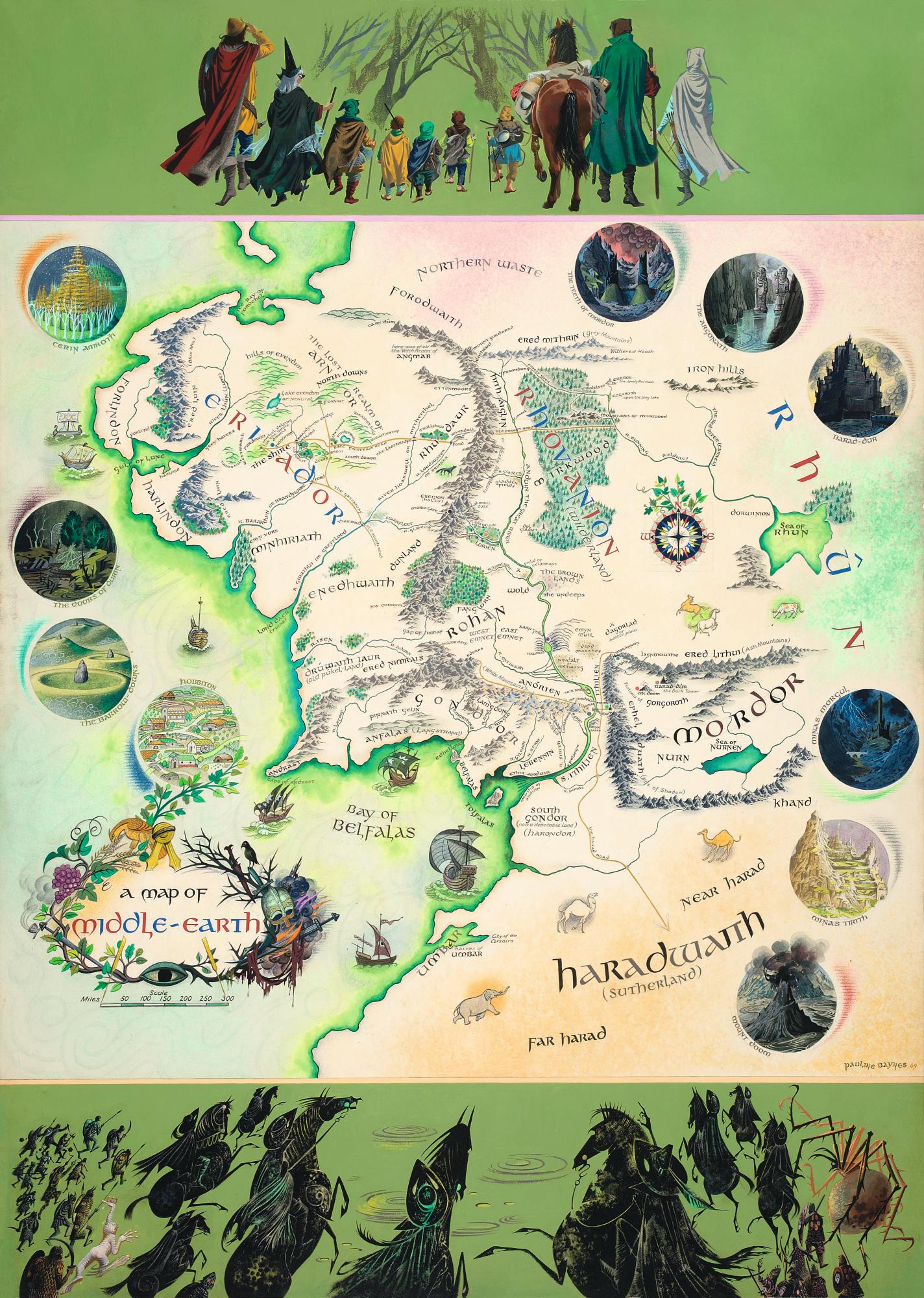 Middle Earth Map (Download Now) 