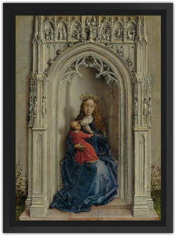 Museoteca - The Virgin and Child enthroned, Van der Weyden, Roger
